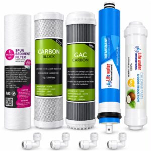 Açık Kasa Su Arıtma Cihazı Uyumlu Life Water 10" Kartuş 5'li Filtre Seti