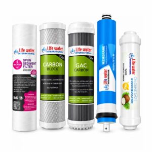 Açık Kasa Su Arıtma Cihazı Uyumlu Life Water 10" Kartuş 5'li Filtre Seti